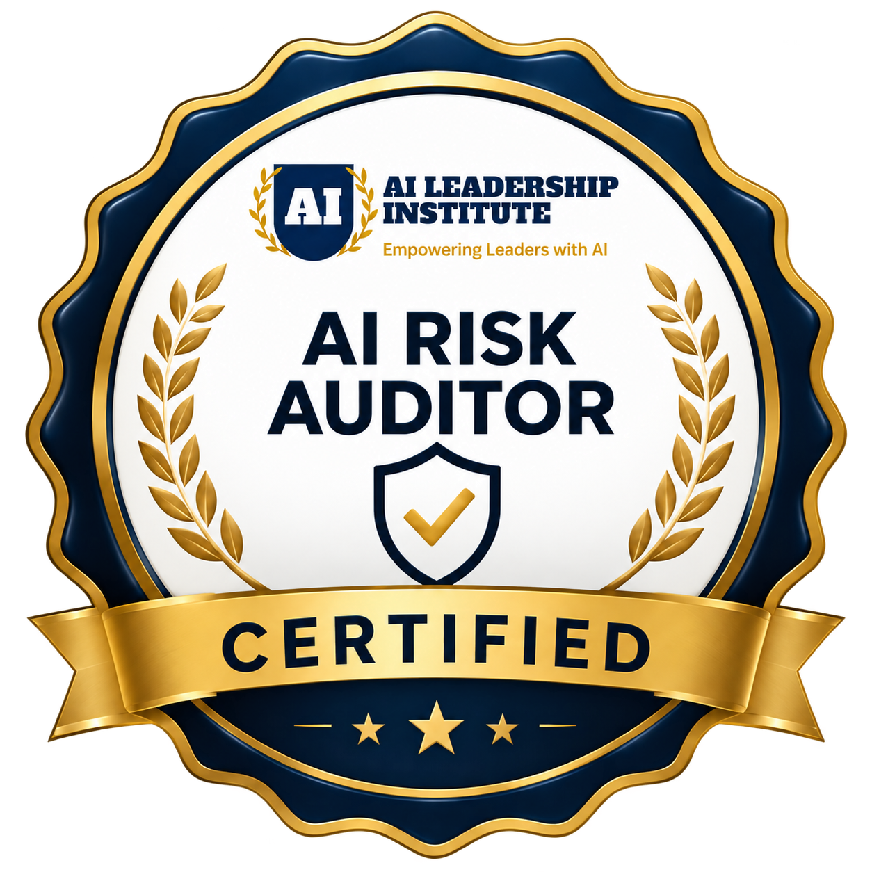 Certified AI Risk Auditor badge